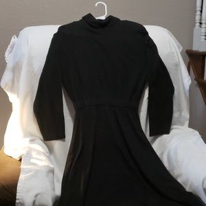Long sleeve turtle neck dress